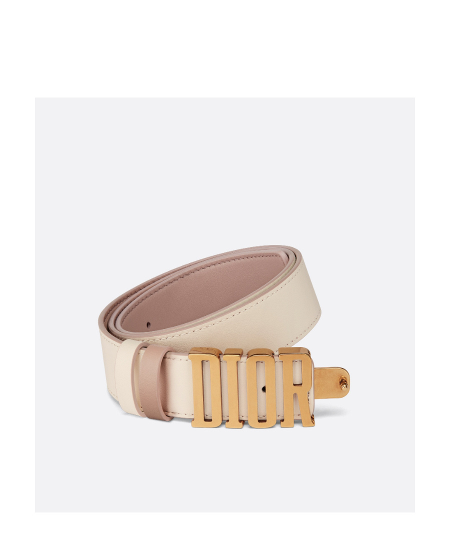 Dior D-fence Double Side Belt In Nude