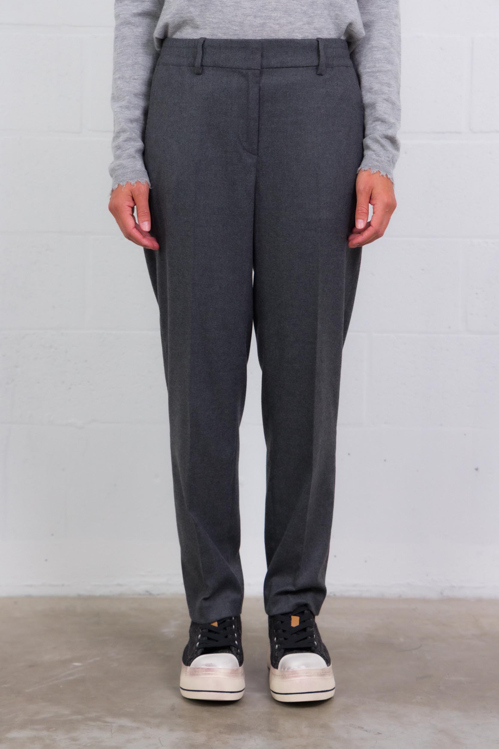 Seventy Trousers Grey In Gray