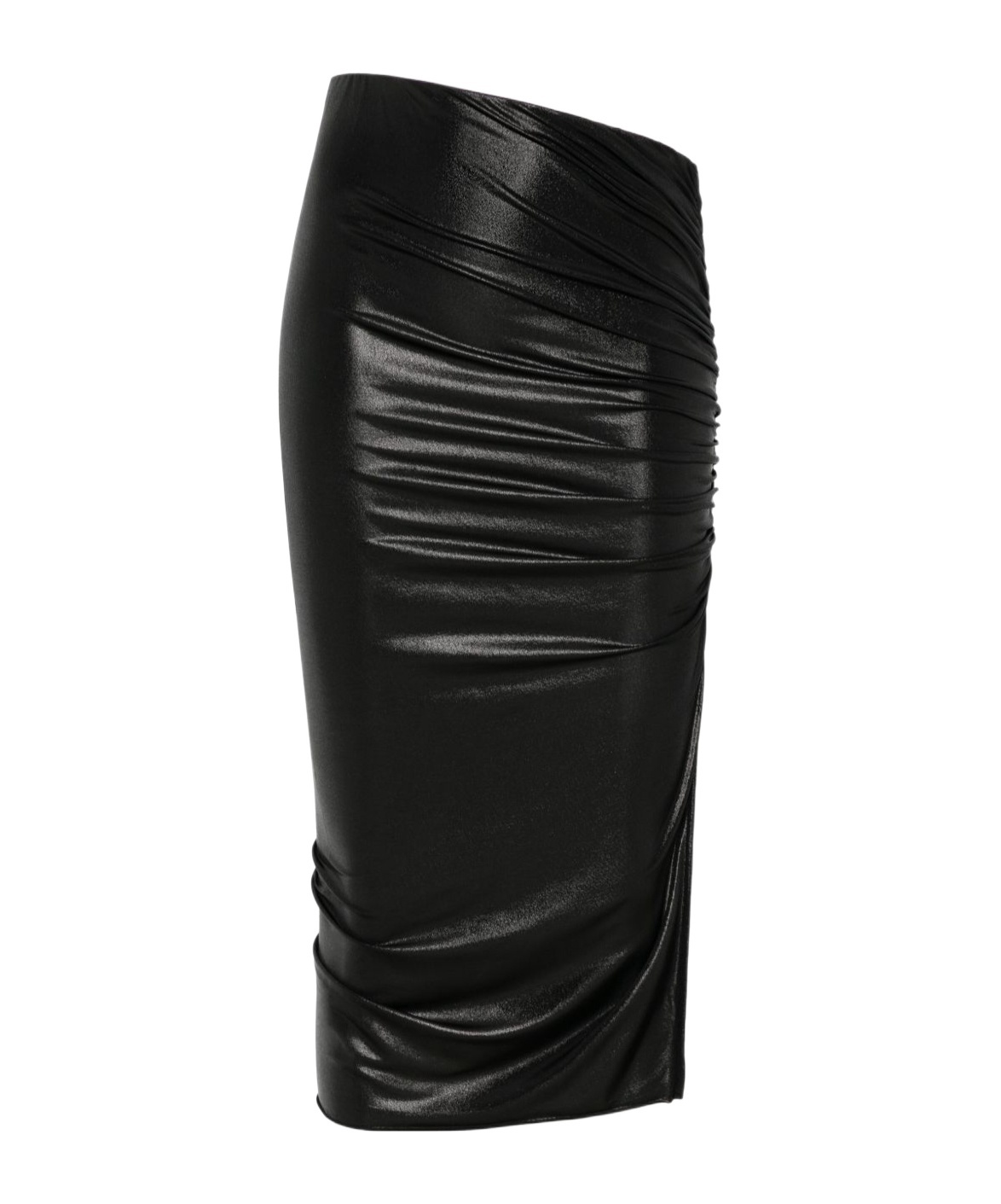 Rick Owens Lilies Woman Maxi Skirt Taupe Size 4 Viscose In Black