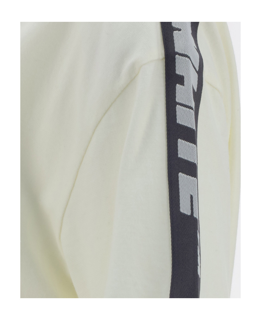 Off-white Side-stripe T-shirt Dress In White