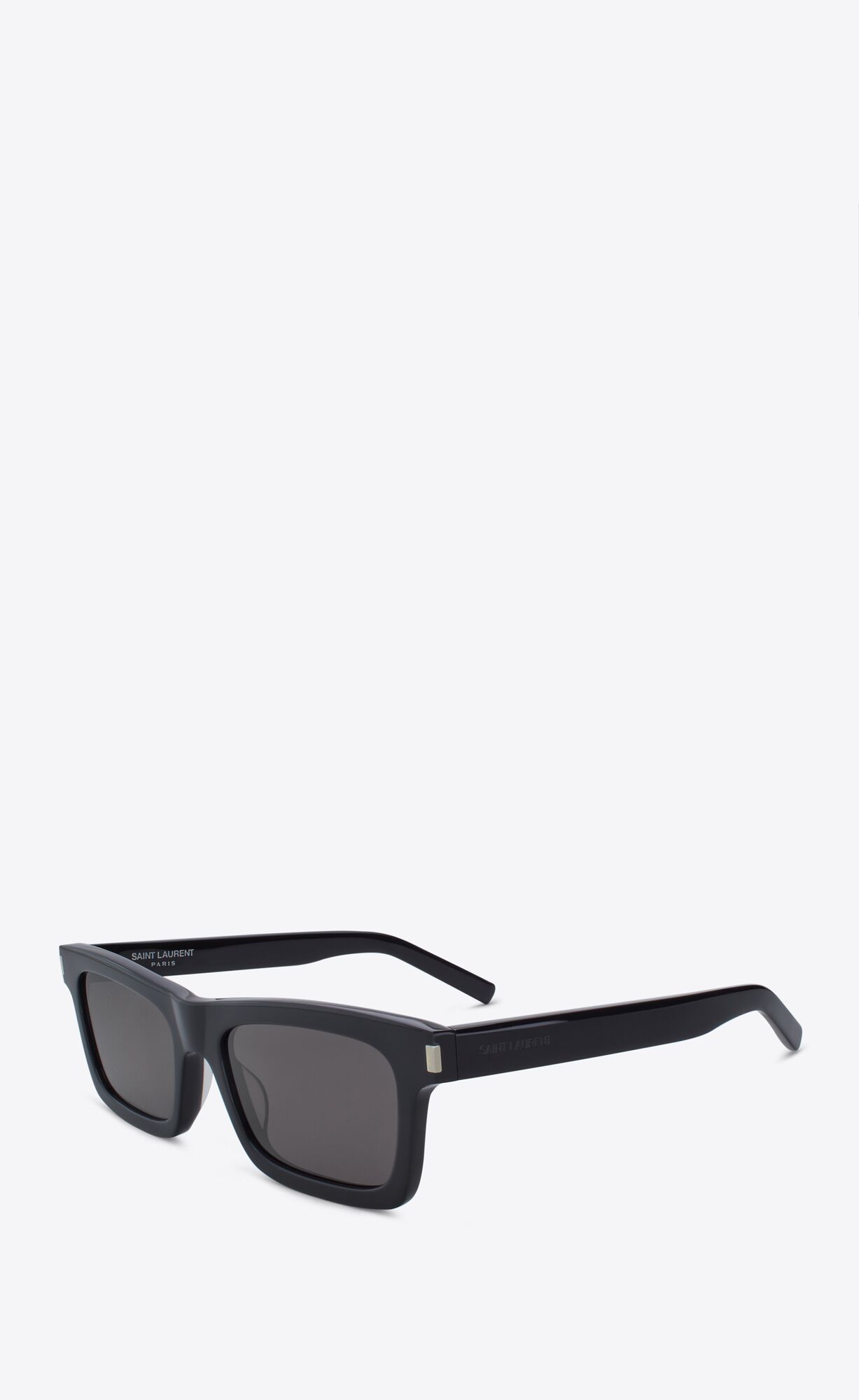 Saint Laurent Tinted Square-frame Sunglasses In Black