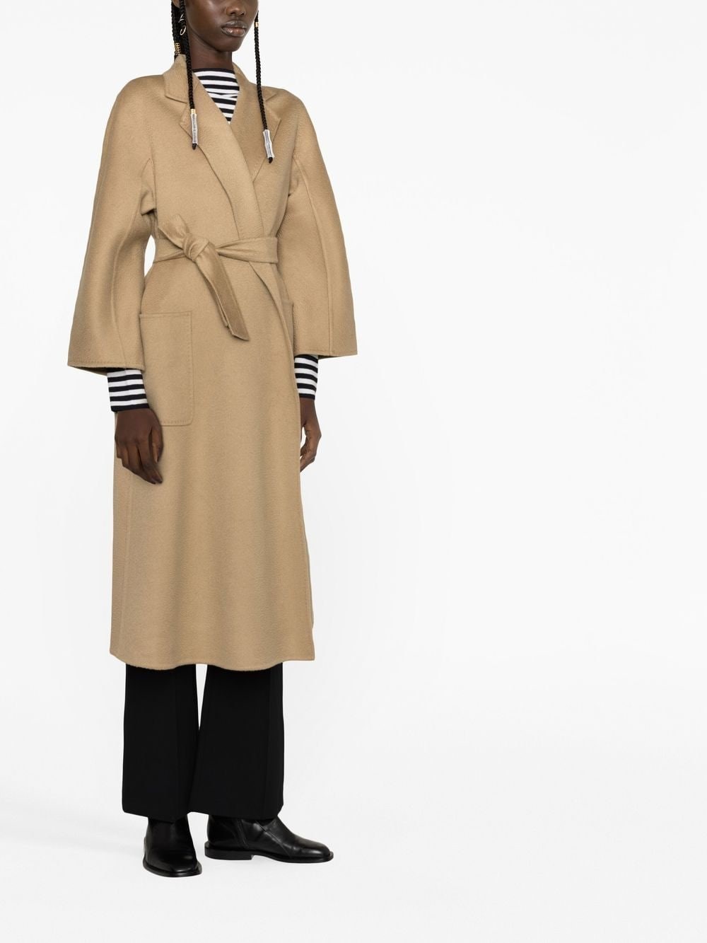 Max Mara Manuela Coat In Brown