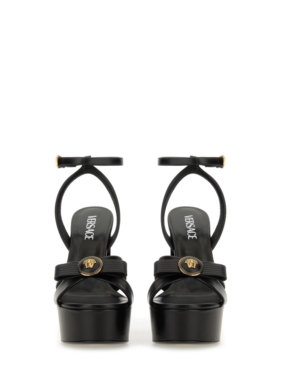 Versace 140mm Gianni Ribbon Sandals