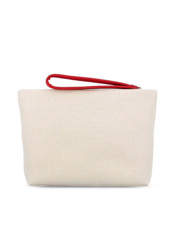 Givenchy Zipper Clutch In Brown