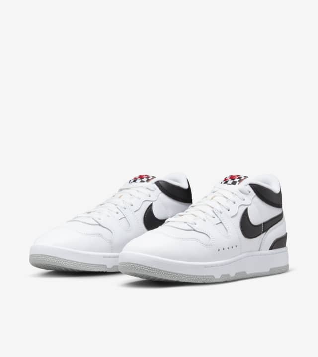 Nike Mac Attack Leather And Mesh Sneakers In White