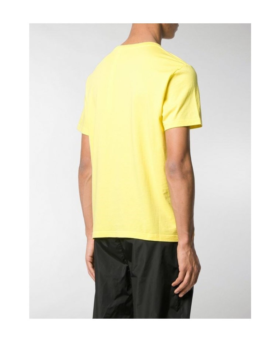Moncler Hiroshi Fujiwara Cooperation Series Logo Printed T-shirt In Yellow