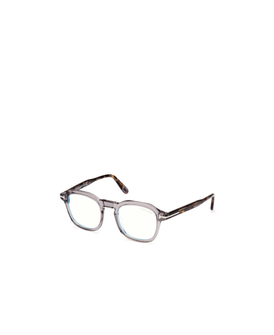 Tom Ford Colour-block Square-frame Glasses In White