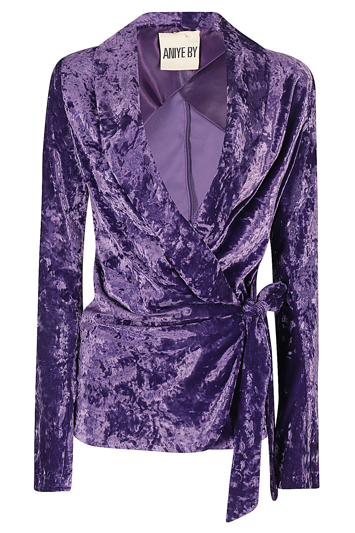 Aniye By Long-sleeved Suit Jacket In Purple