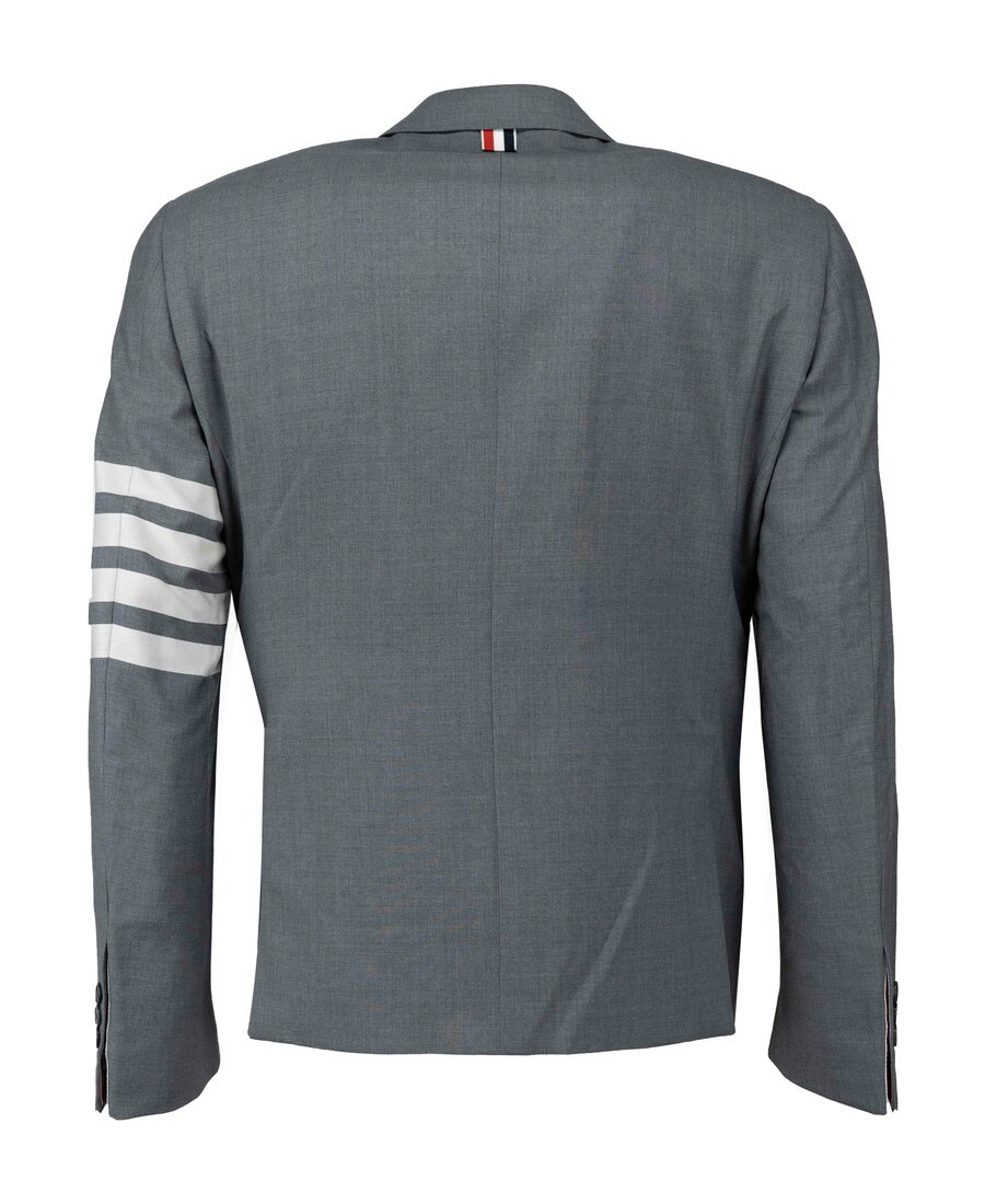 THOM BROWNE FOUR-BAR FITTED BLAZER