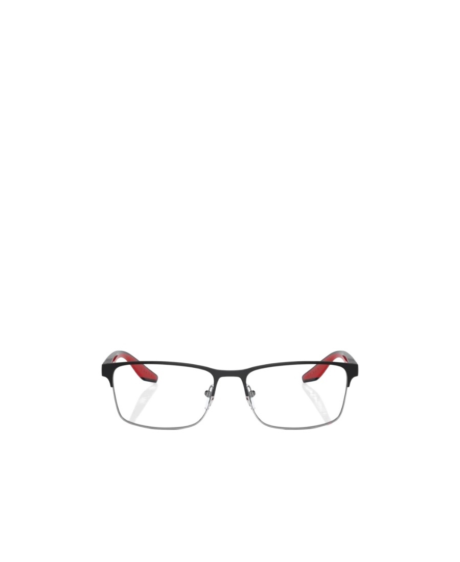 Prada Logo-plaque Square-frame Glasses In Multicolor