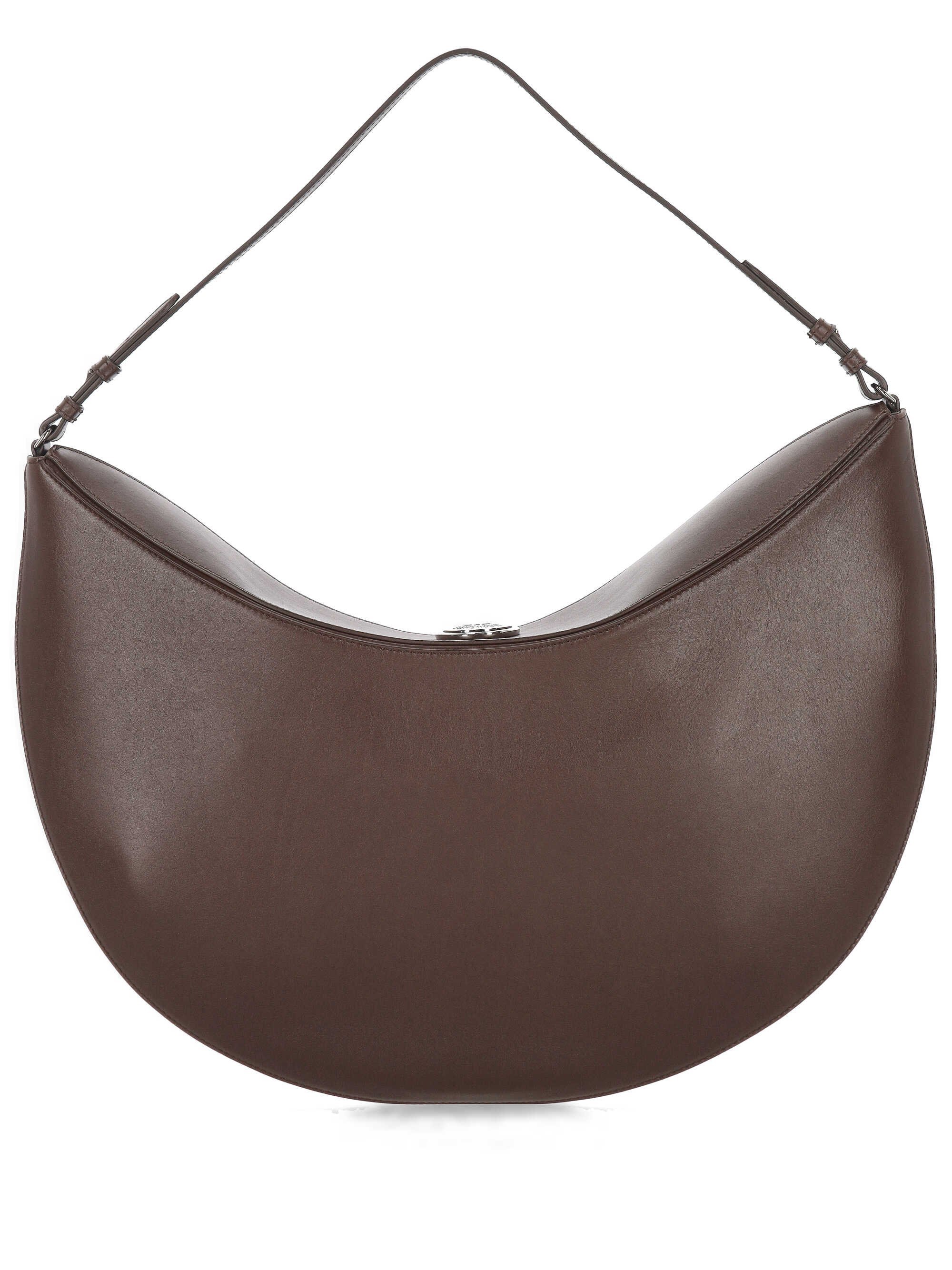Jacquemus Oval Shoulder Bag In Brown