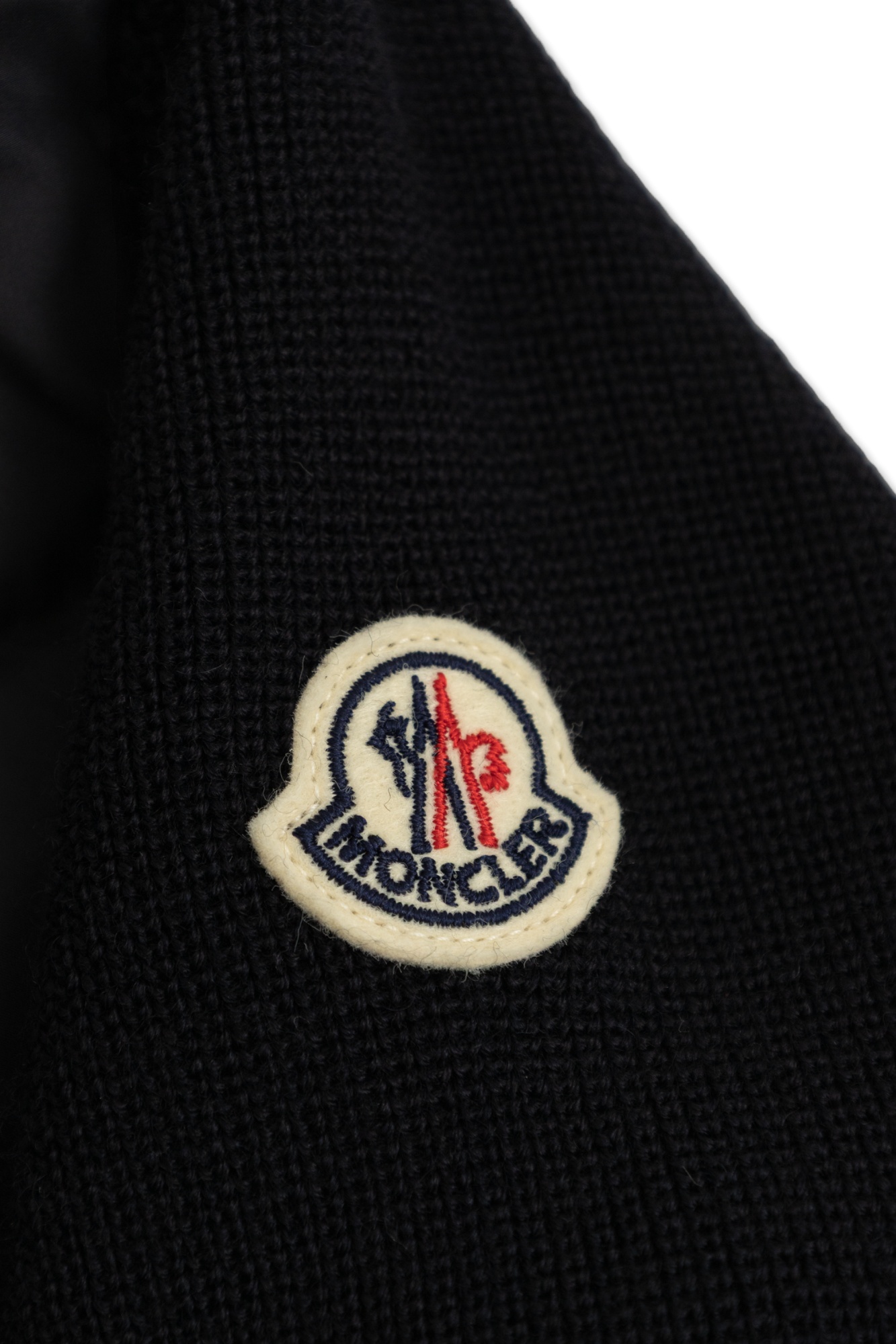 Moncler Long-sleeved Knitted Down Jacket