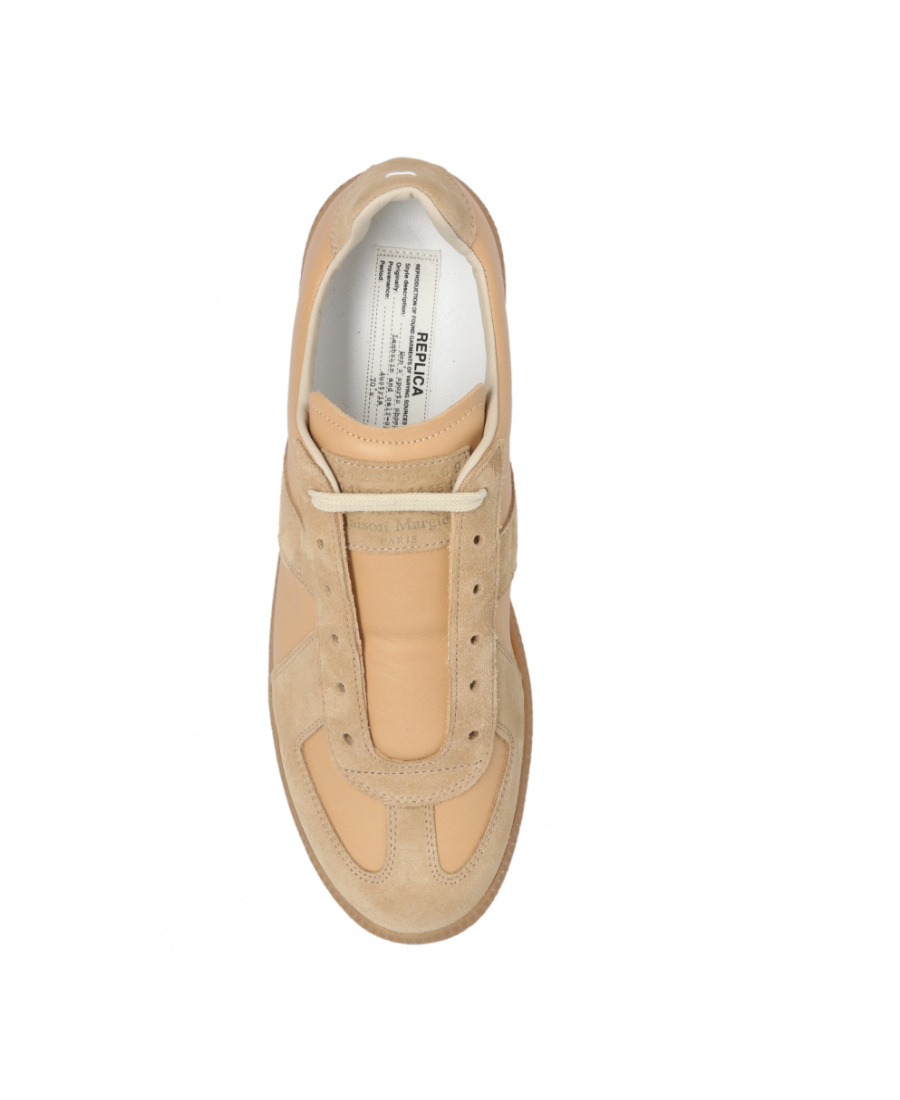 Maison Margiela Panelled-design Sneakers In Nude