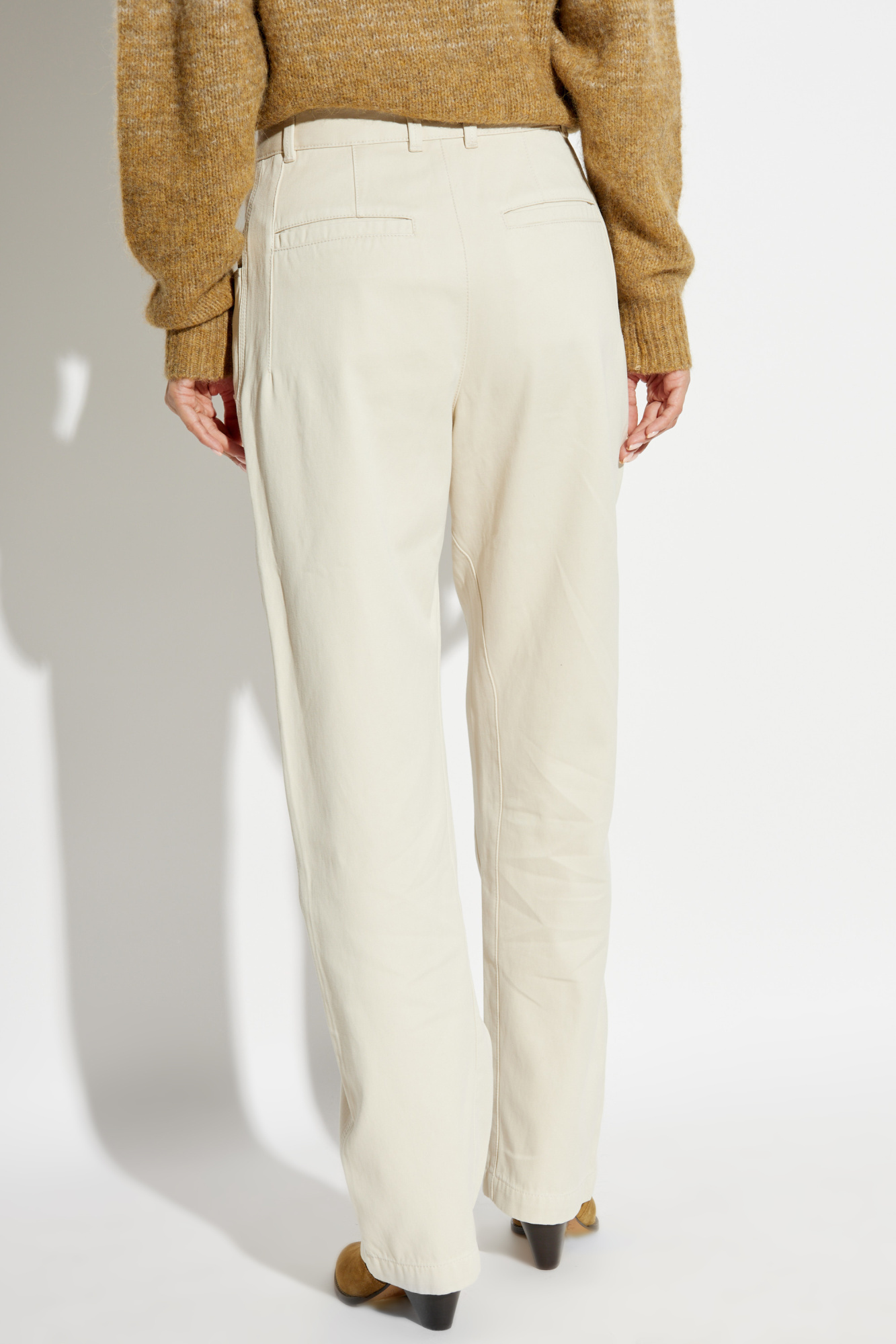 Isabel Marant Woman Denim Pants Cream Size 2 Cotton In White