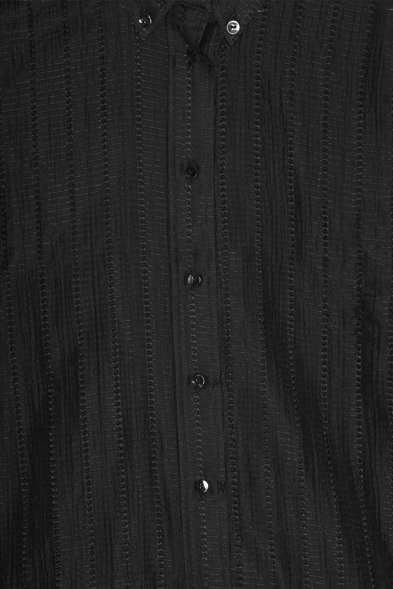Remain Birger Christensen Perforated Shirt In Black