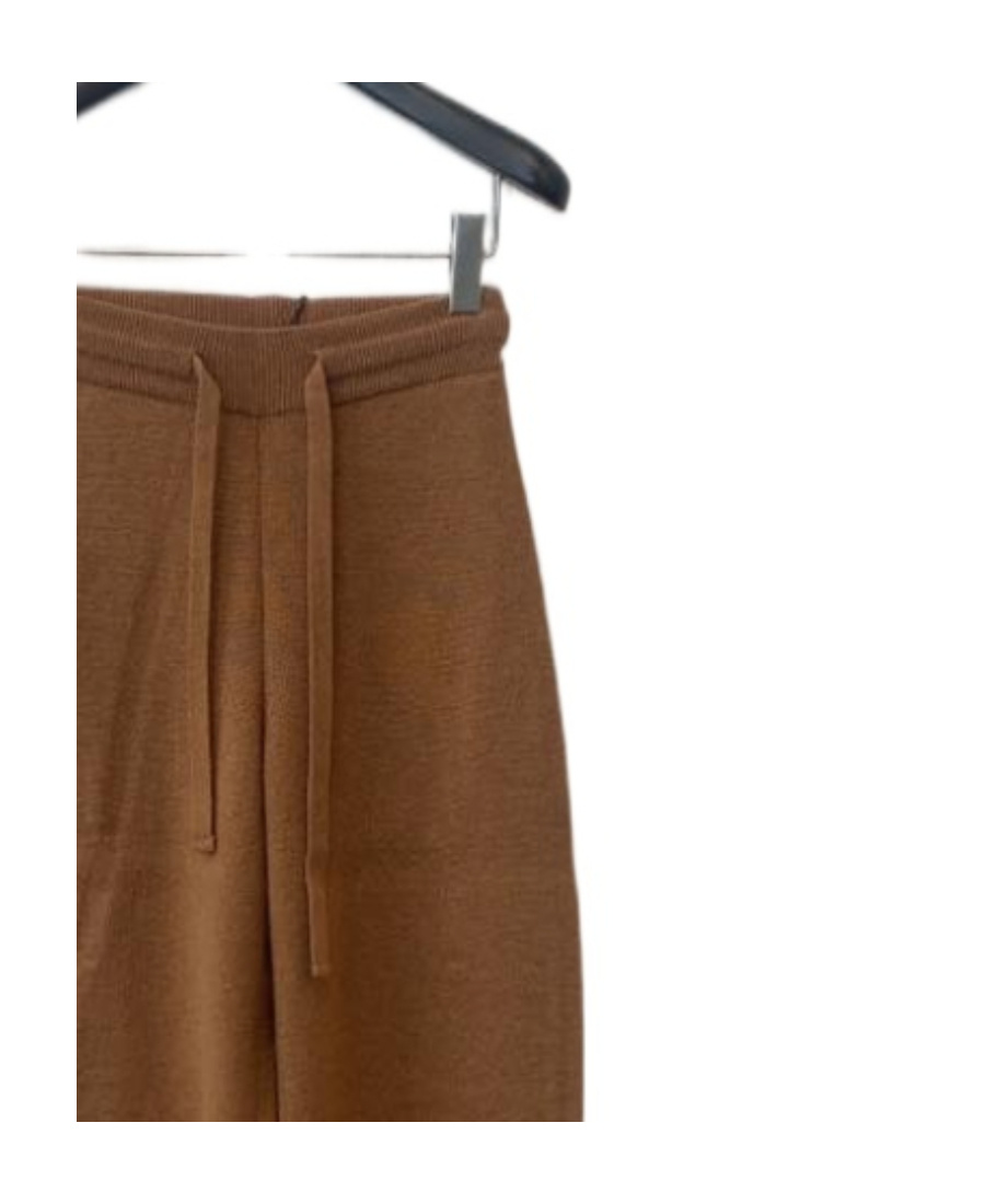 Nanushka Logo Drawstring Sweatpants In Brown