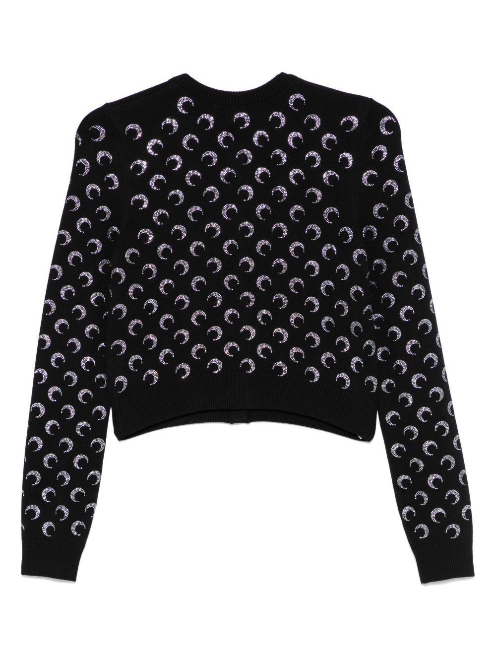 Marine Serre Moon Jacquard Knit Cardigan