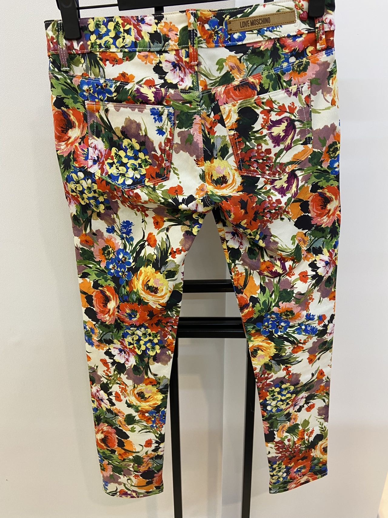 Moschino Multi-pocket Jeans In Multicolor