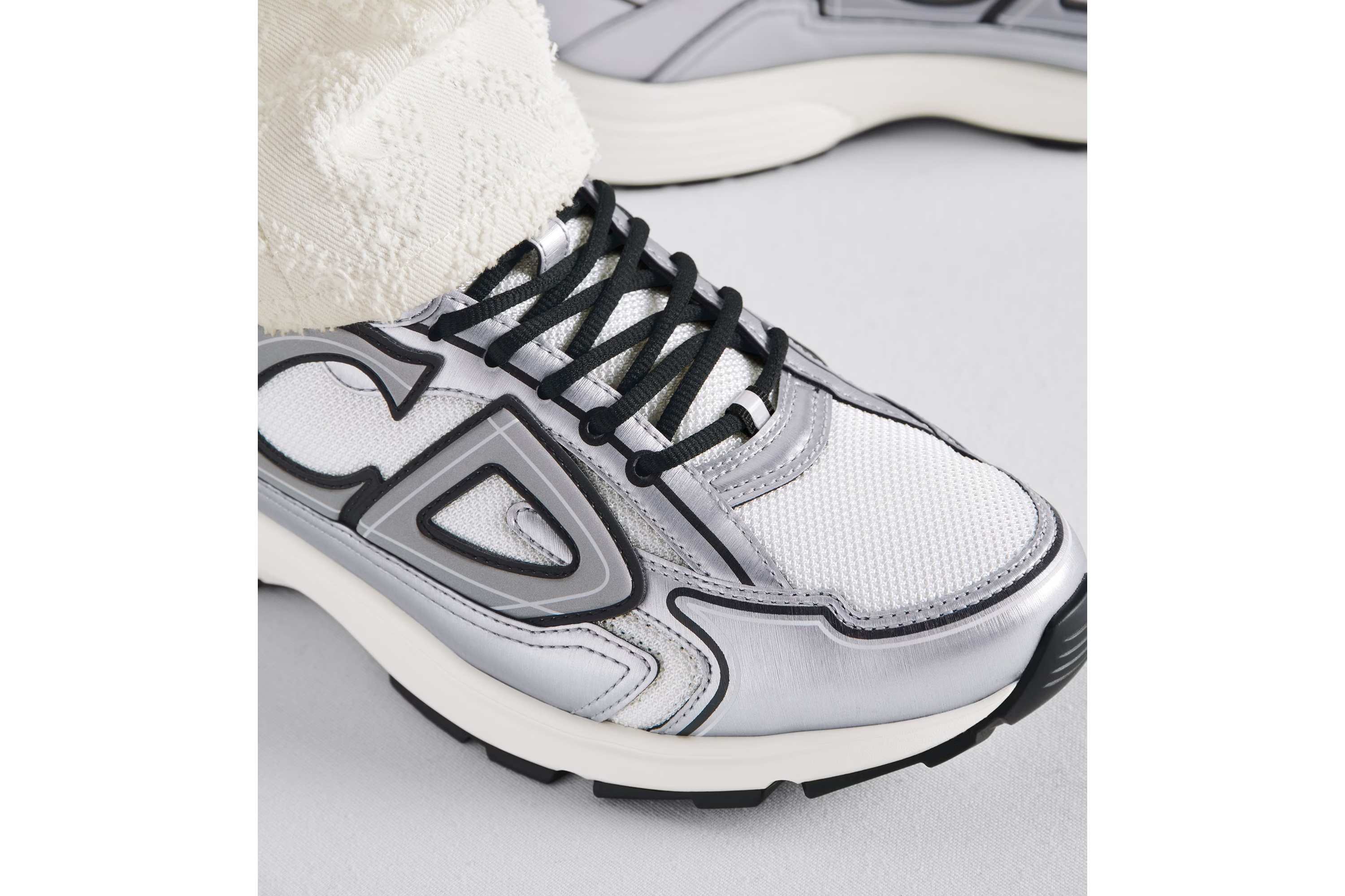 Dior Men B30 Microfiber Mesh And Technical Fabric Low-top Sneakers In Multi