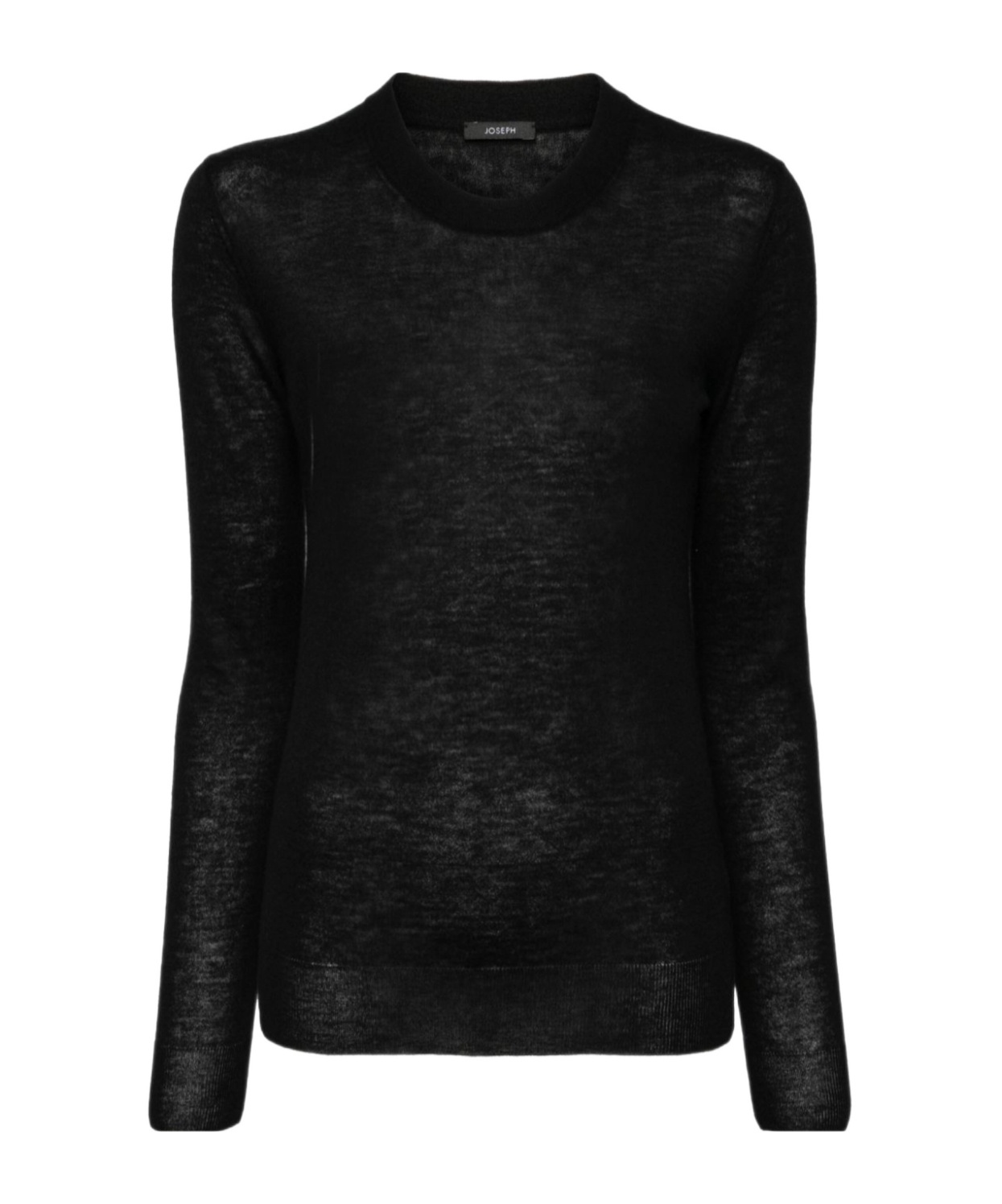 Joseph Cashair Regular-fit Cashmere-knit Jumper In Black