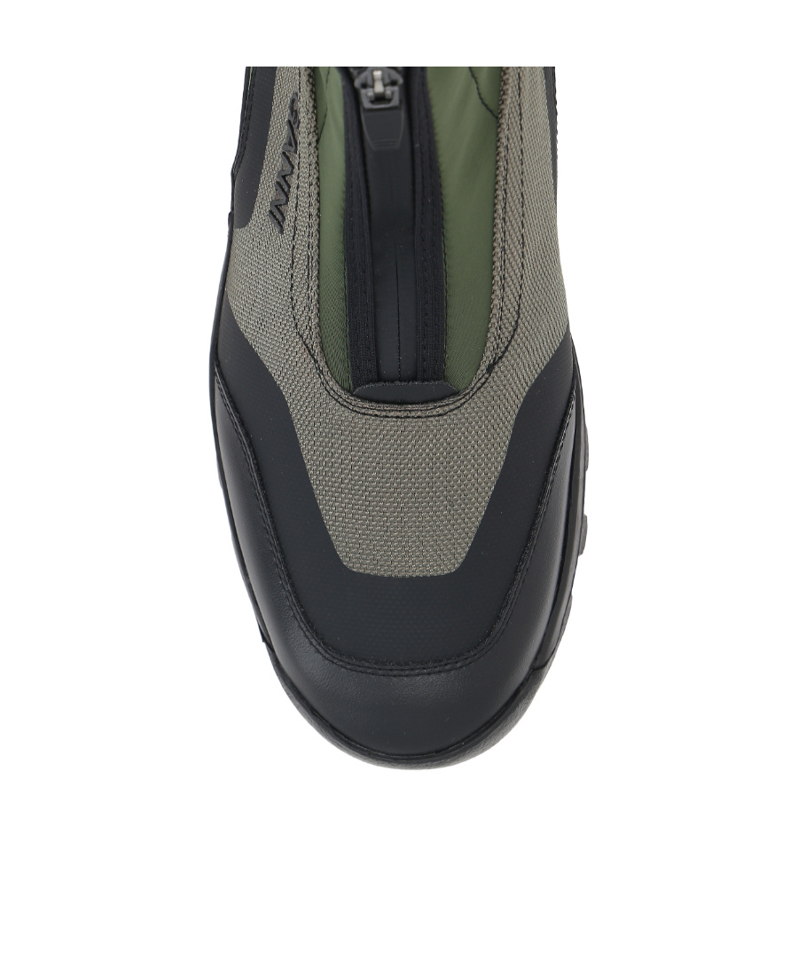 Ganni Logo-patch High-top Sneakers In Black