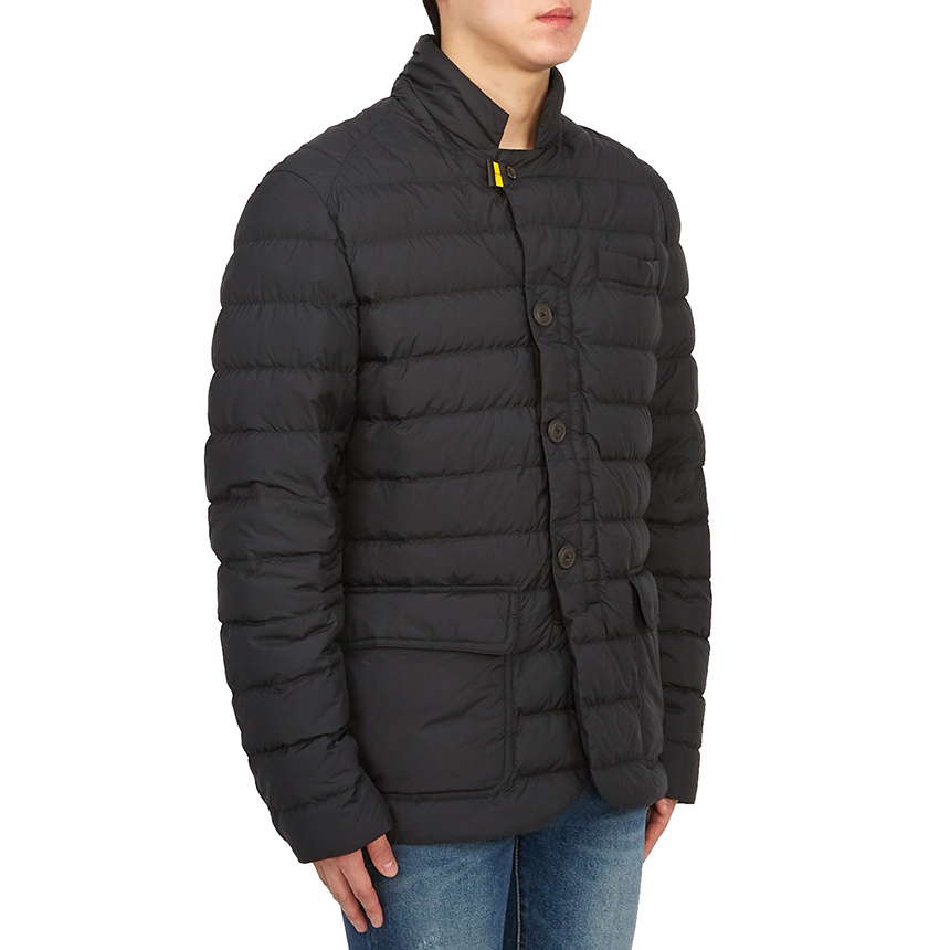Parajumpers High-collar Long-sleeved Down Jacket In Black