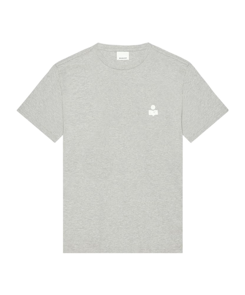 Isabel Marant Zafferh Short-sleeved T-shirt In Gray