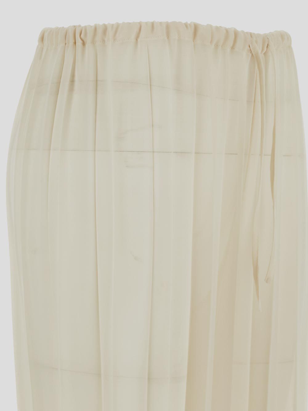 Dries Van Noten Pleated Casual Pants In White