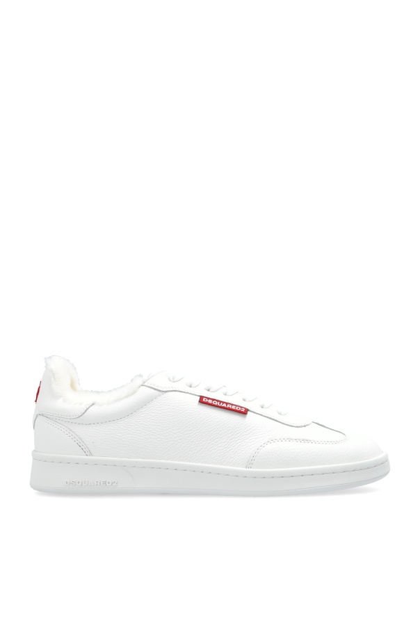 Dsquared2 Round-head Sneakers In White