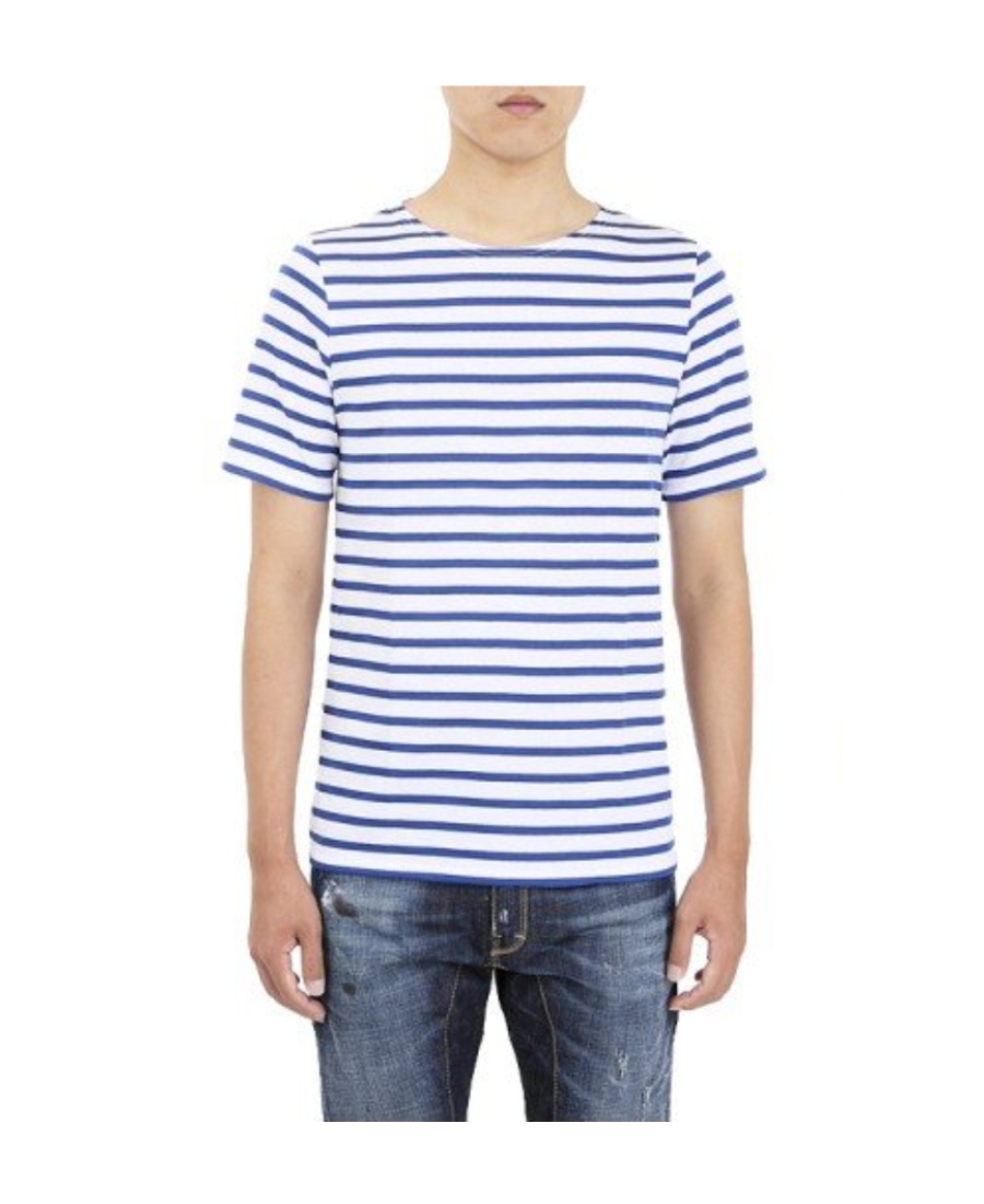 Saint James Striped Short-sleeved T-shirt In Multicolor