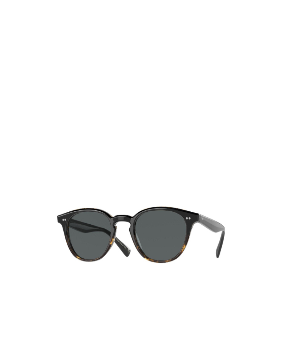 Oliver Peoples Round Frame Sunglasses In Brown