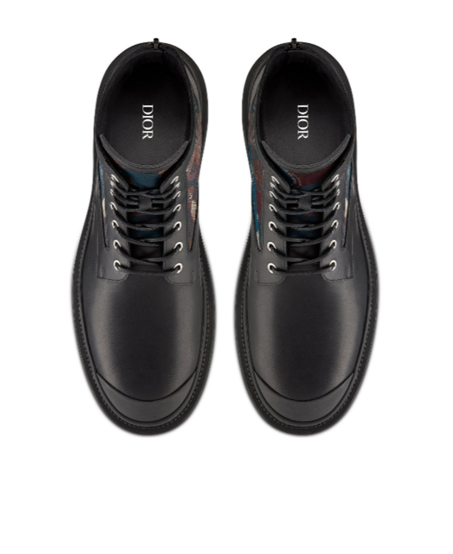 Dior Logo Boots In Black