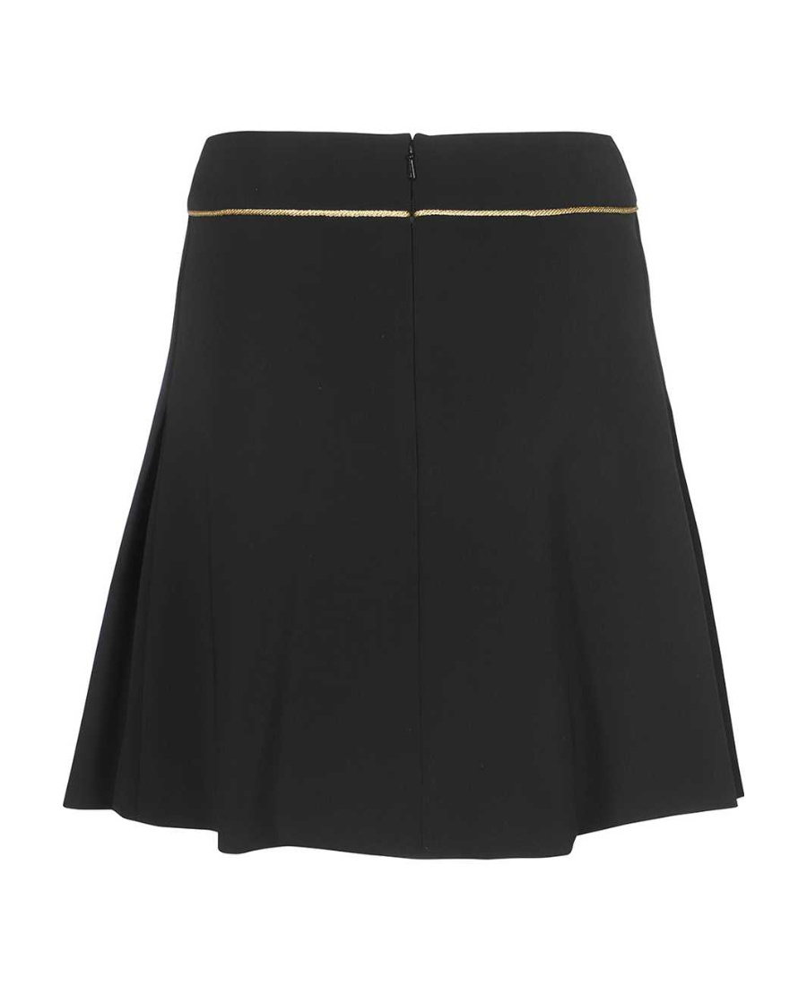 Moschino Technical Fabric Mini-skirt In Black