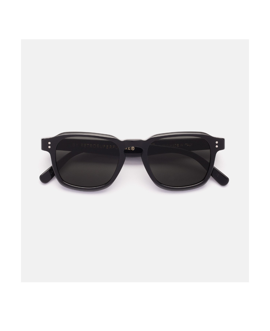 Retrosuperfuture Black Iconic Sunglasses In Gray