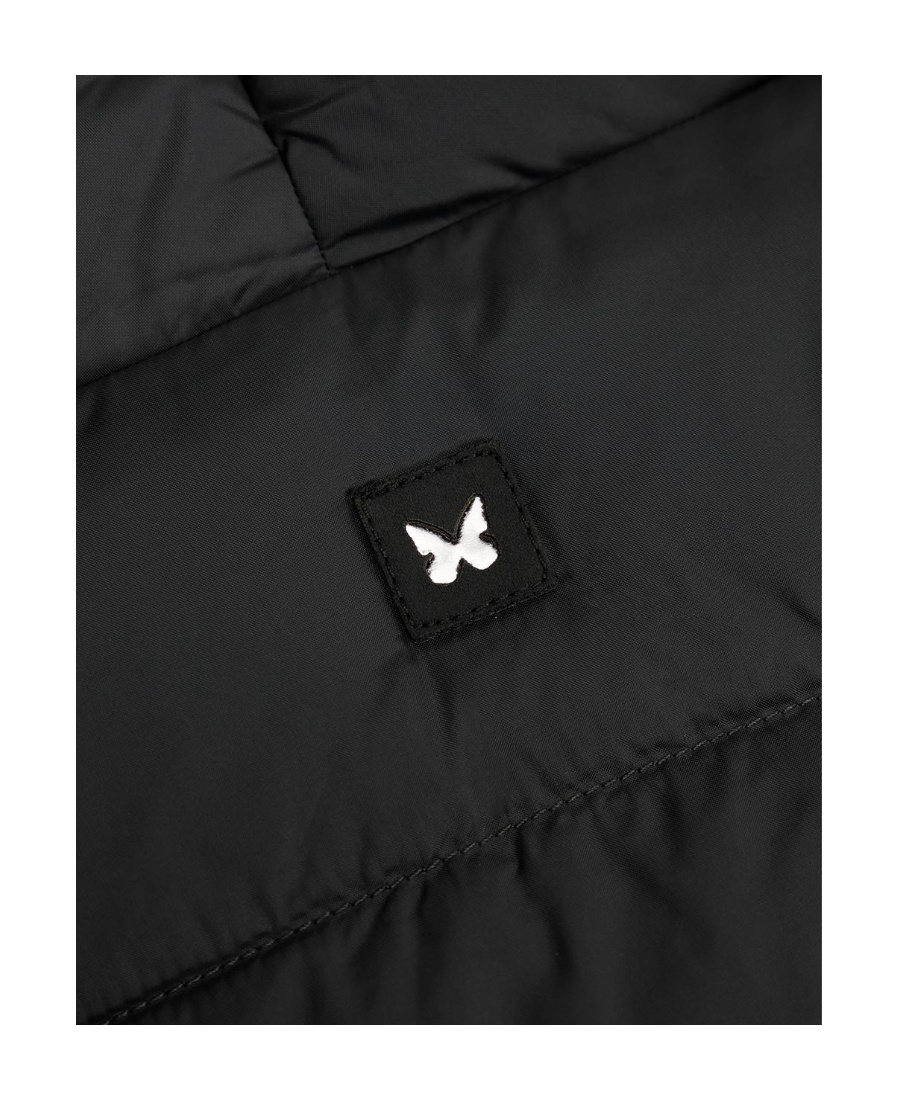 Weekend Max Mara Logo Quilted Down Jacket In Black
