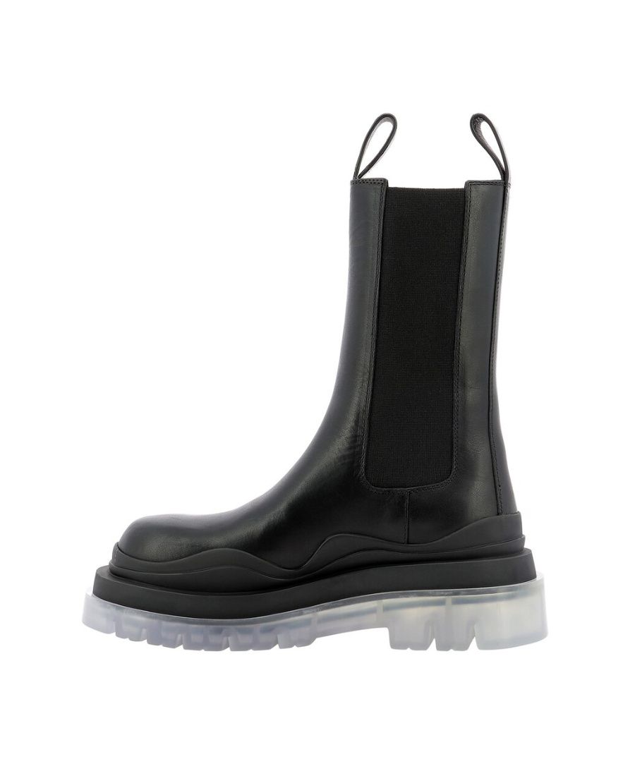 Bottega Veneta Bv Tire Boots In Black