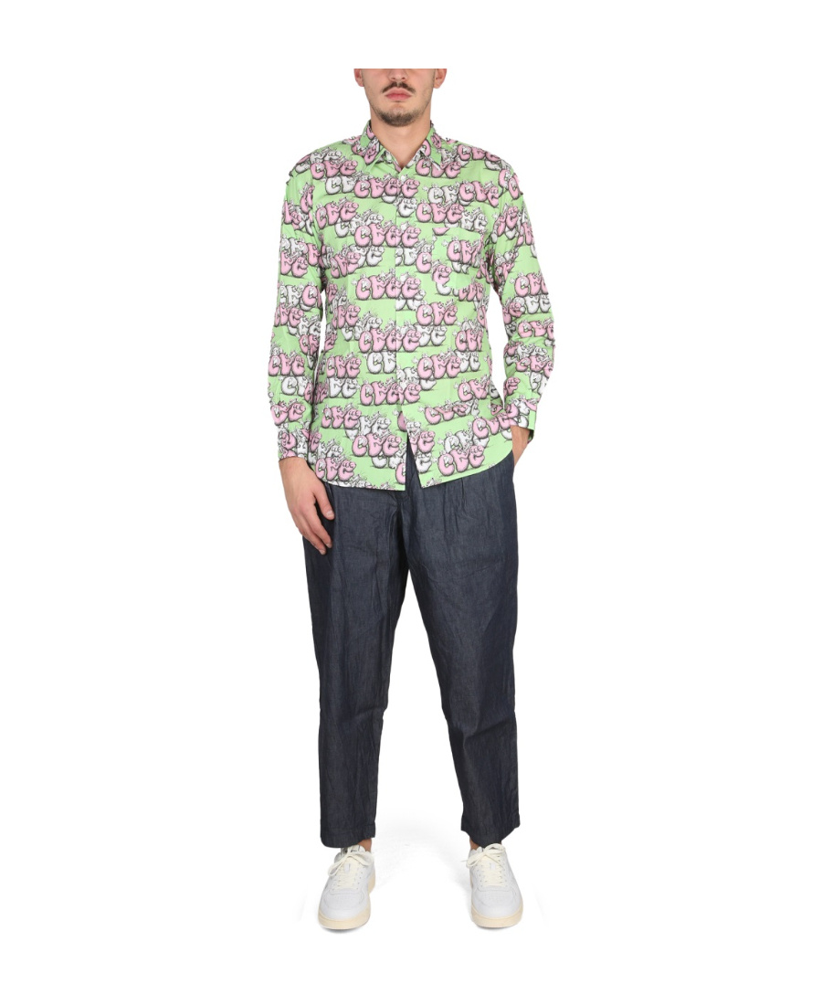 Comme Des Garçons X Kaws Reversible Padded Jacket In Multicolor
