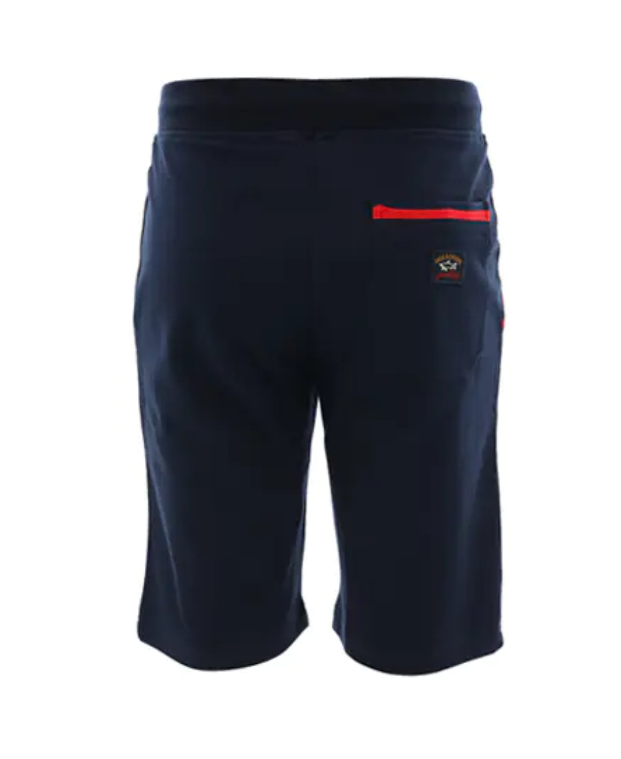 Paul & Shark Logo Embroidered Shorts In Black