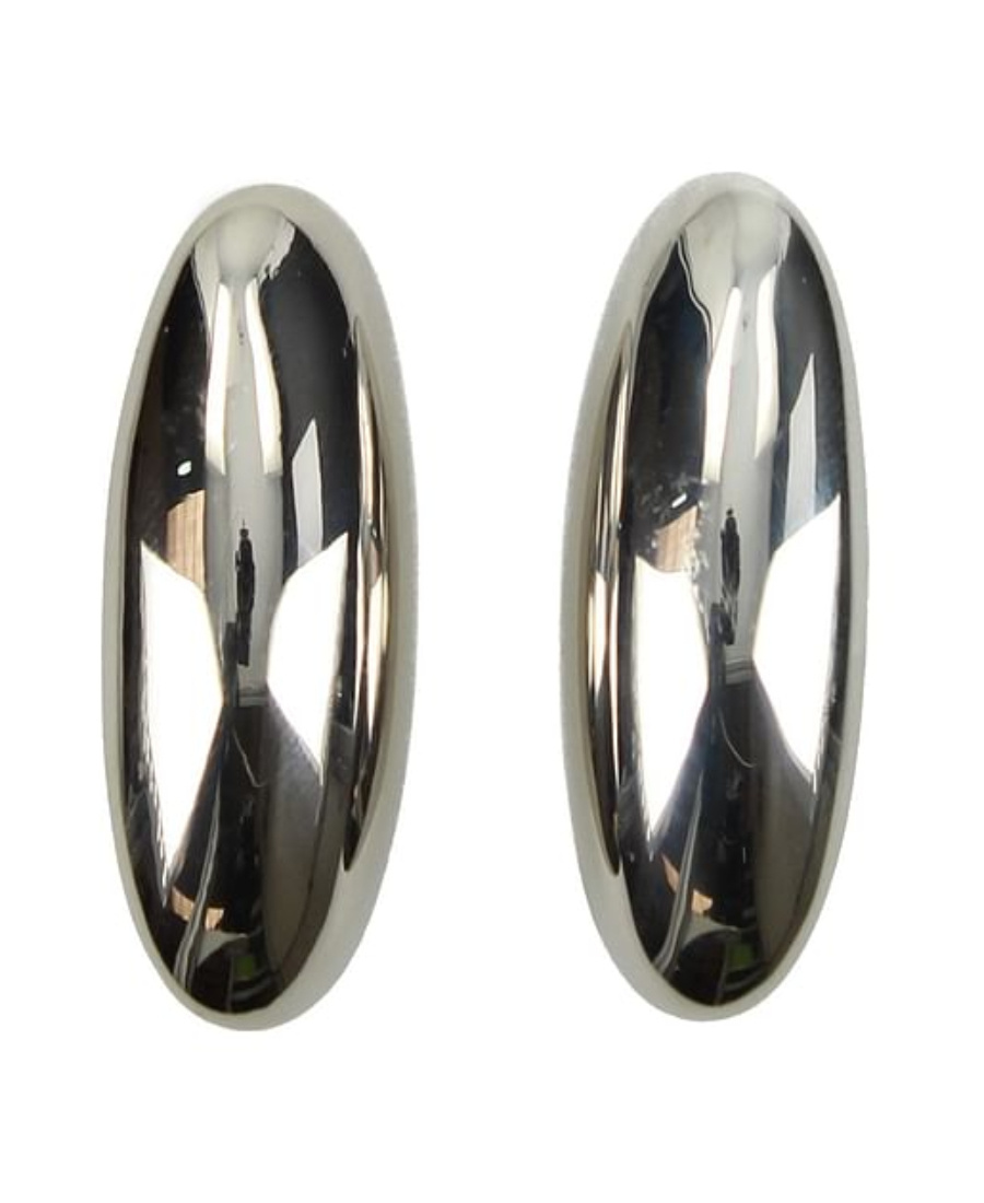 Dior Vintage Effect Retro Earrings In Black