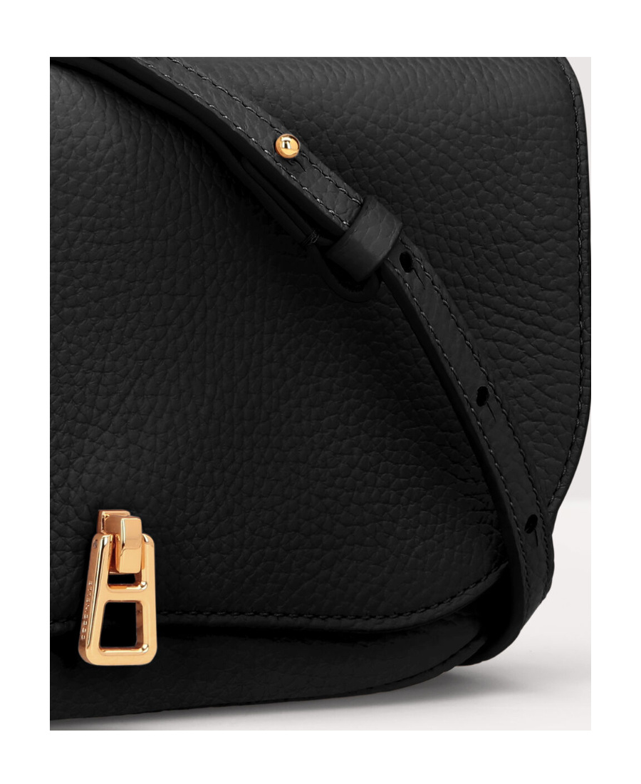 Shop Coccinelle Magie Leather Crossbody Bag In Black