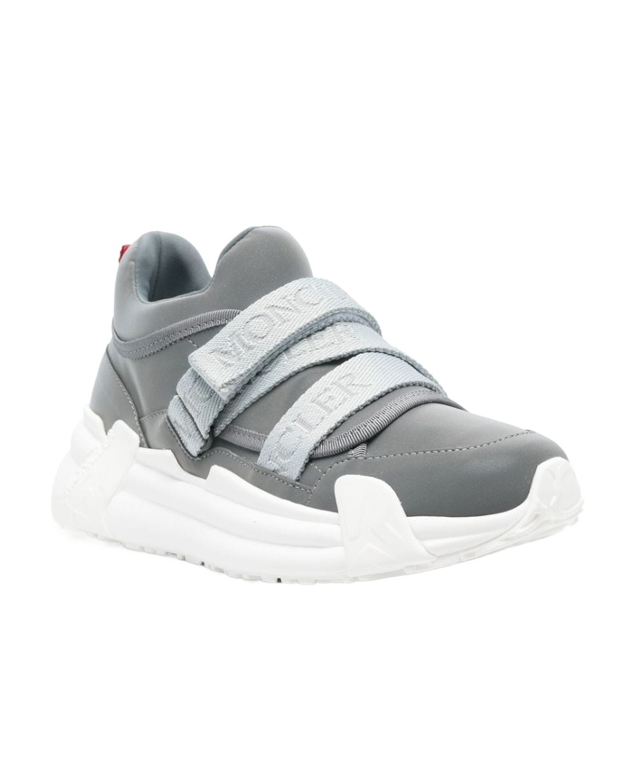 Moncler Down Compassor Low-top Sneakers In White