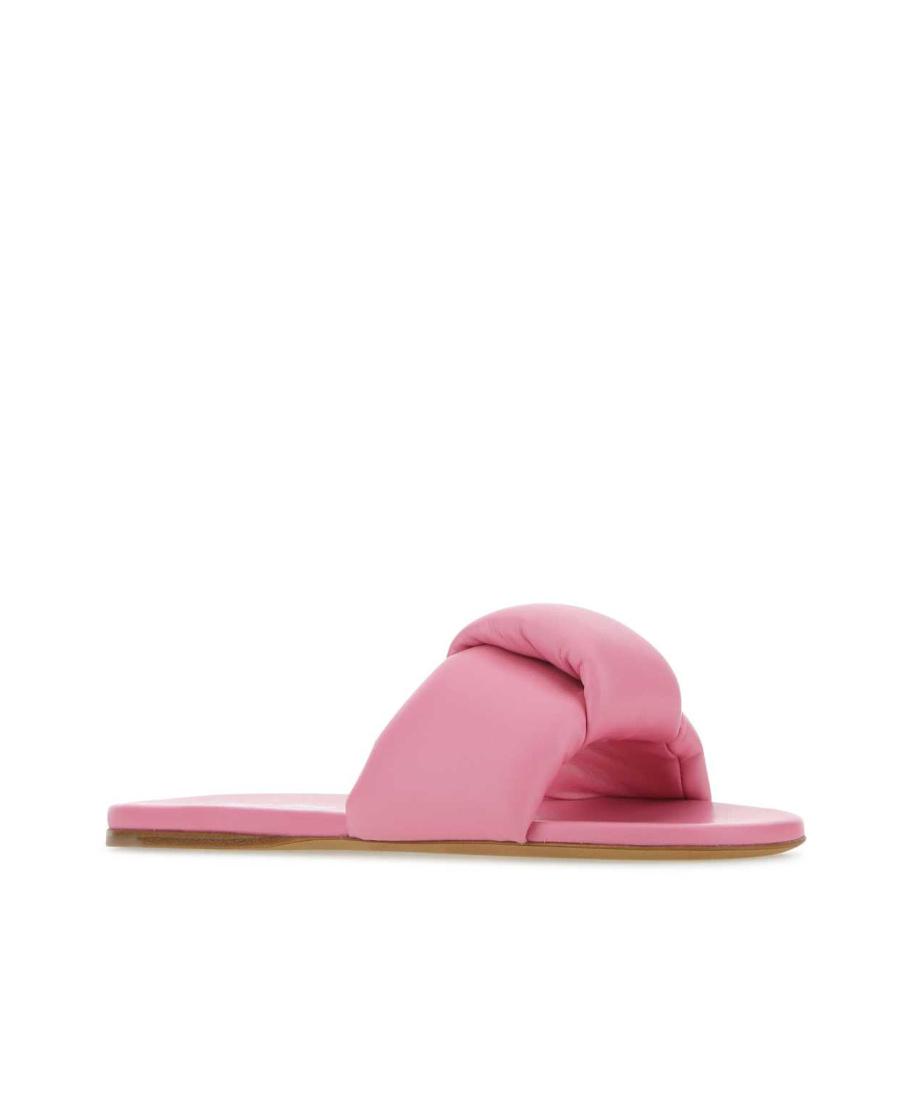 Miu Miu Padded Slip-on Sandals In Pink