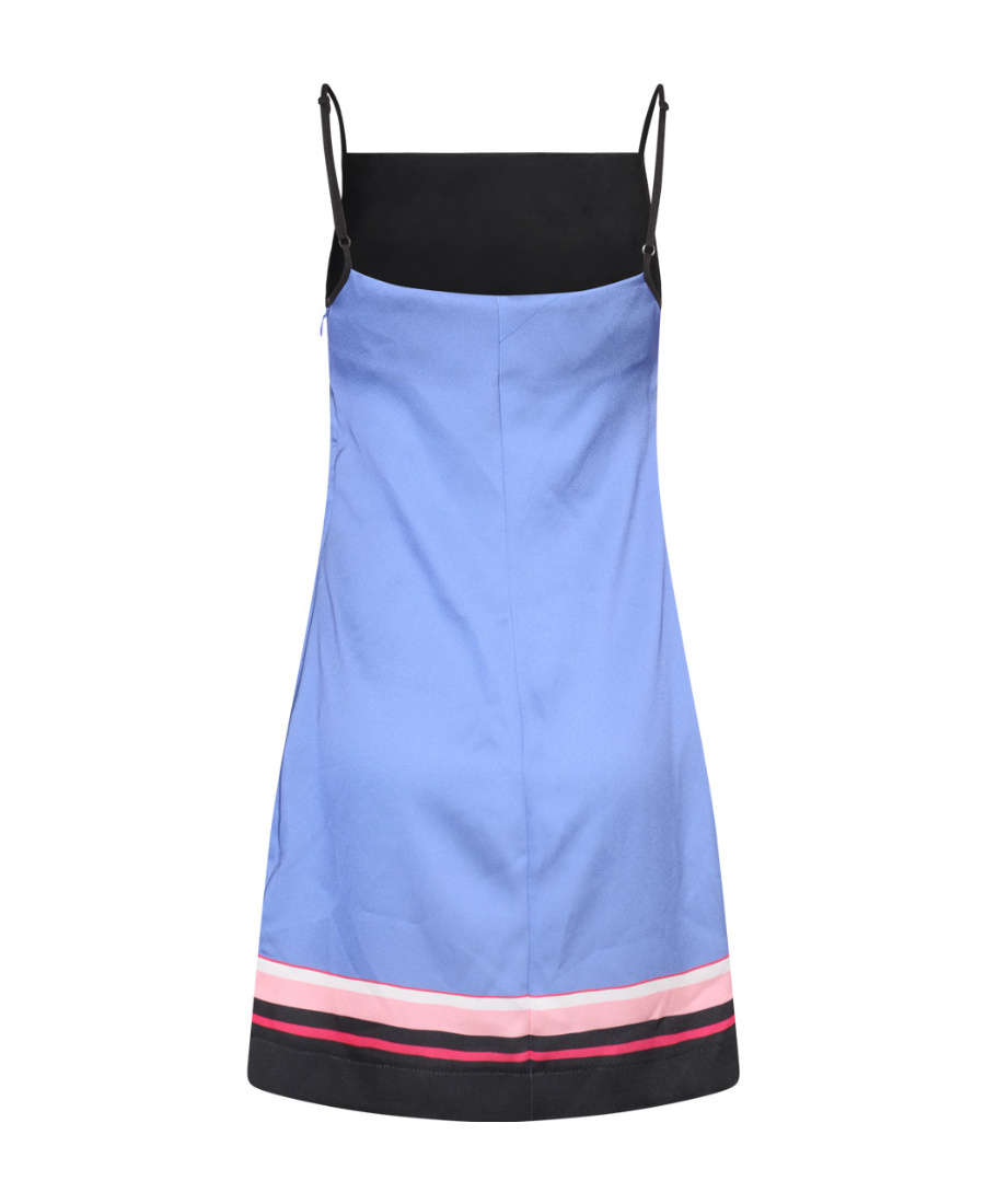 VERSACE JEANS GRAPHIC-PRINT SLEEVELESS MINI DRESS