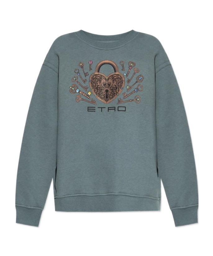 Etro Padlock Graphic Sweatshirt
