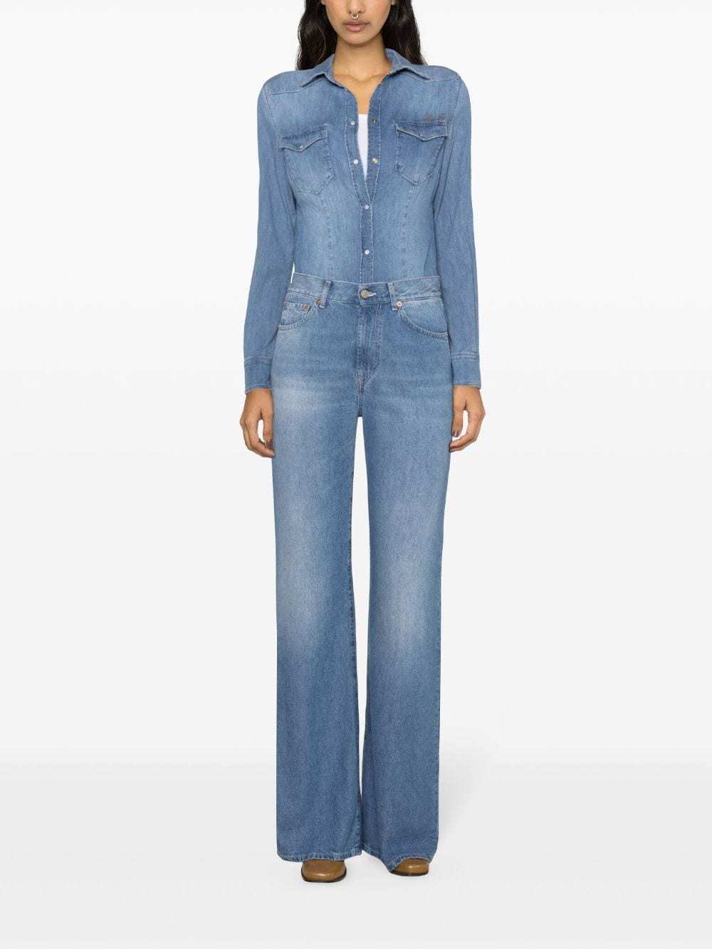 Dondup Belt Loop With Jeans In Blue