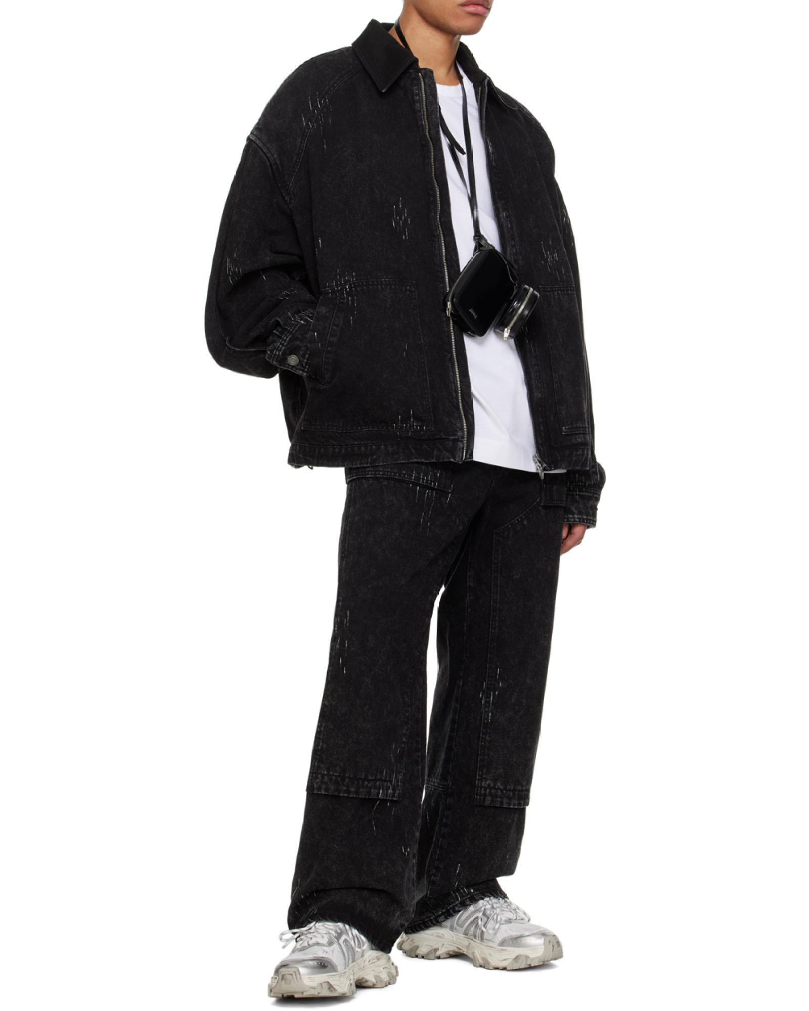 Juunj Belt Ring Denim Trousers