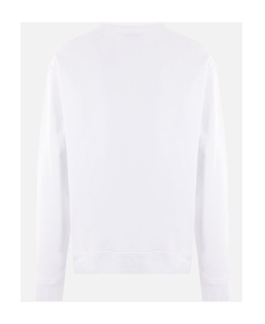 Dsquared2 Logo-print Cotton Sweatshirt In White