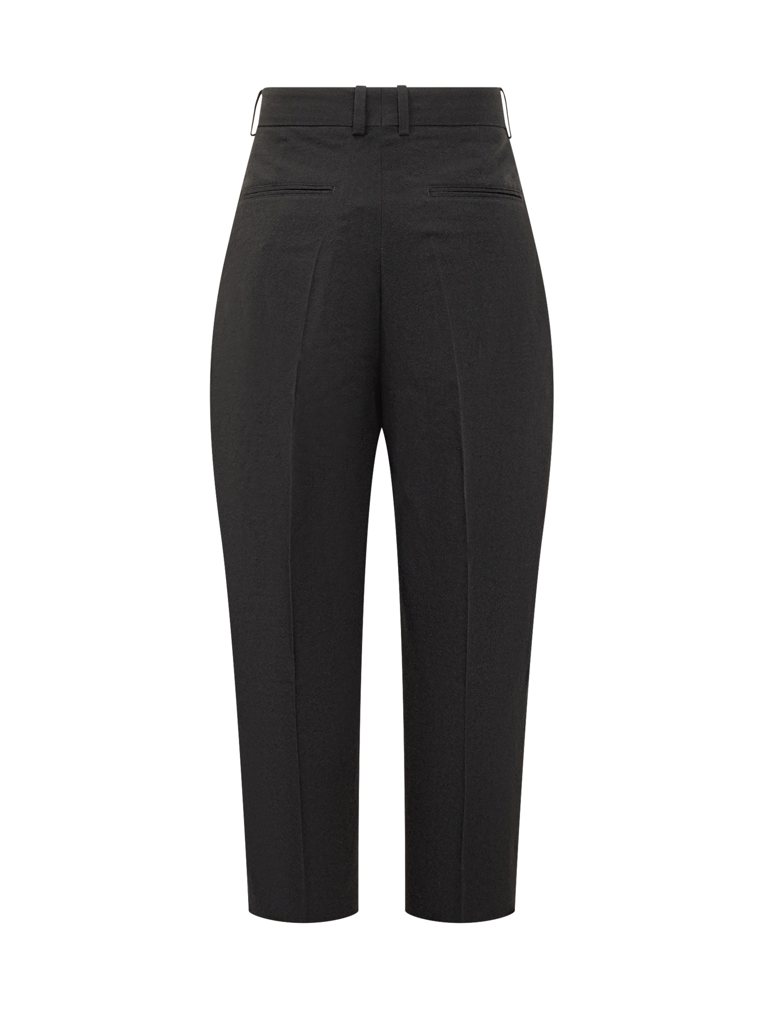 Studio Nicholson Curved Full-length Trousers In Black