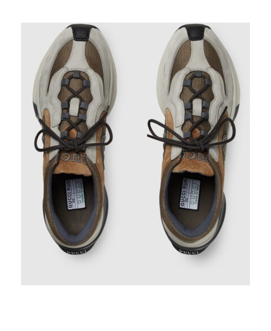 Gucci Run Interlocking G Sneakers In Multicolor