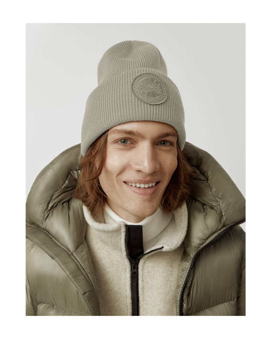 Canada Goose Arctic Toque Wool Knit Beanie In Gray